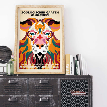 Munich Tiger Poster Print