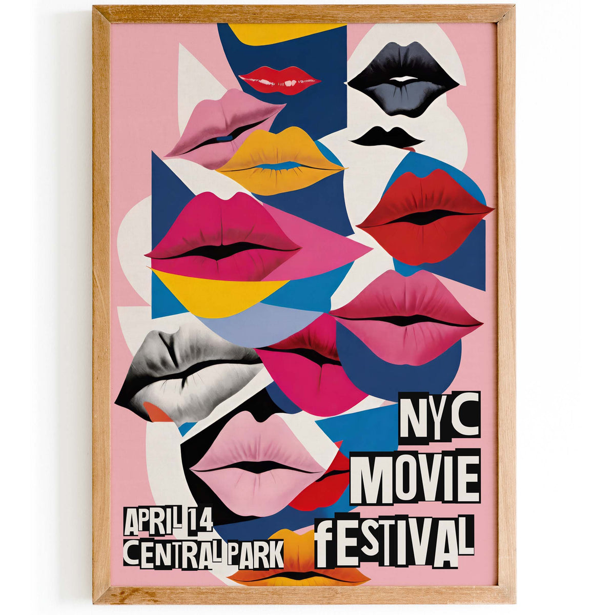 NYC Movie Festival Poster Wall Art