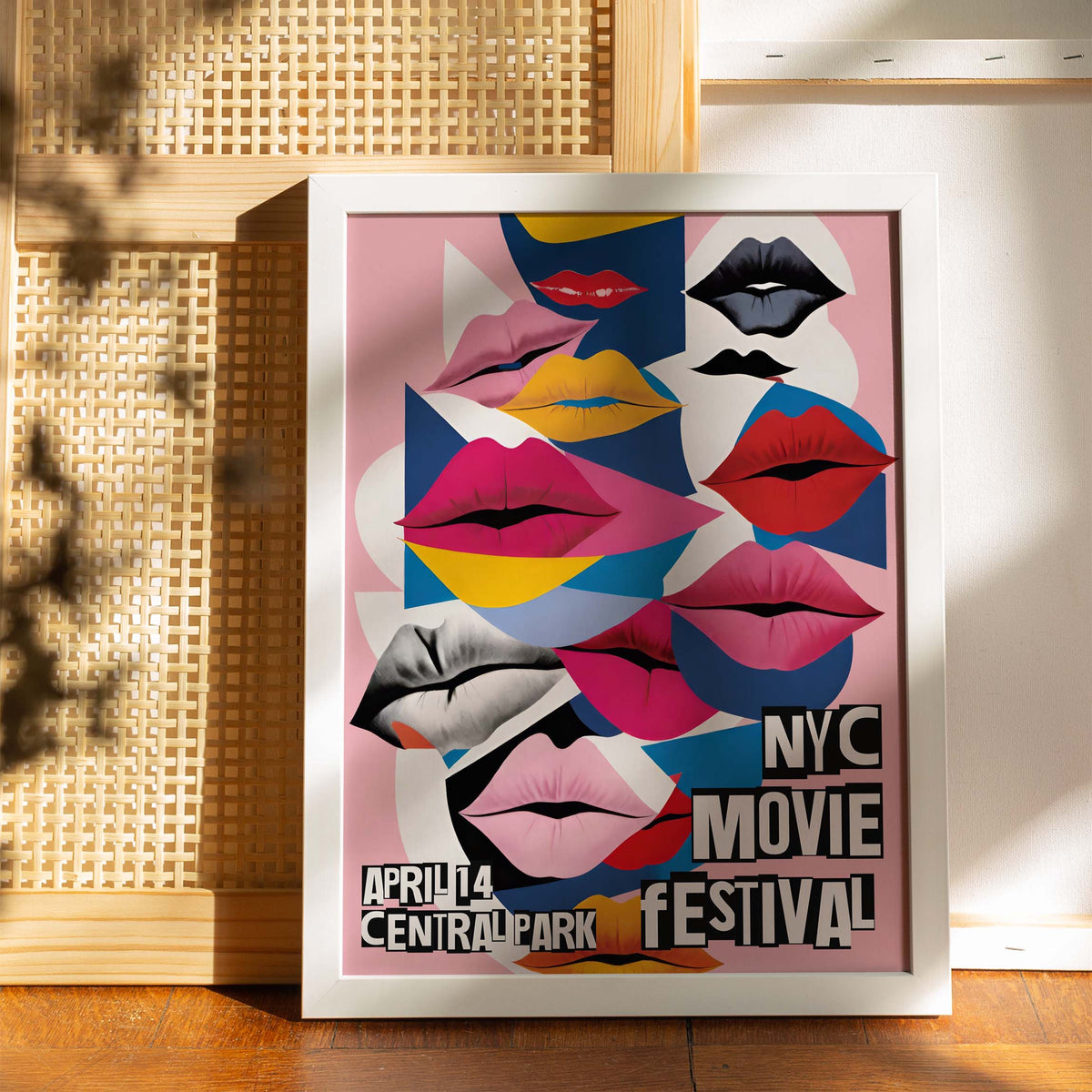 NYC Movie Festival Poster Wall Art
