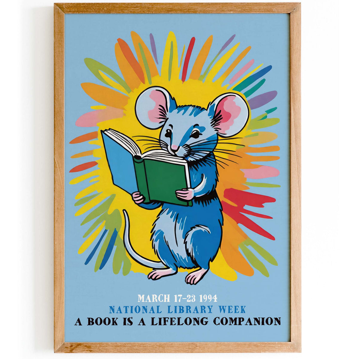 National Library Week Book Lover Poster Print