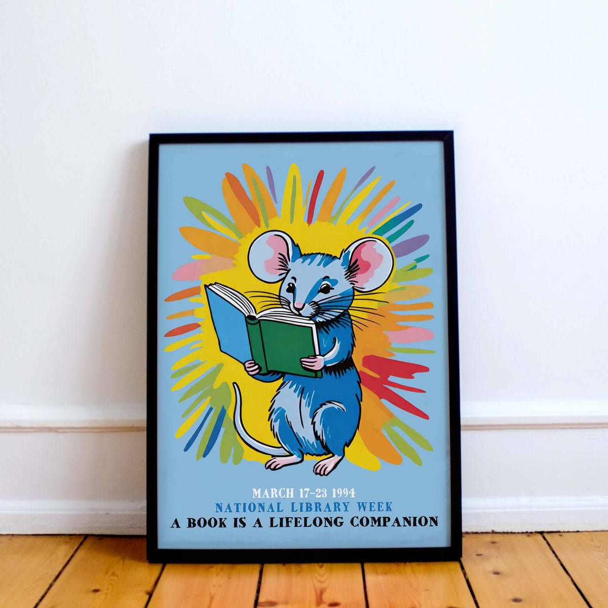 National Library Week Book Lover Poster Print