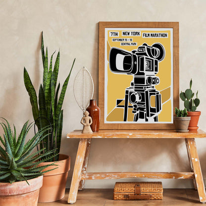 New York Film Marathon Poster Print