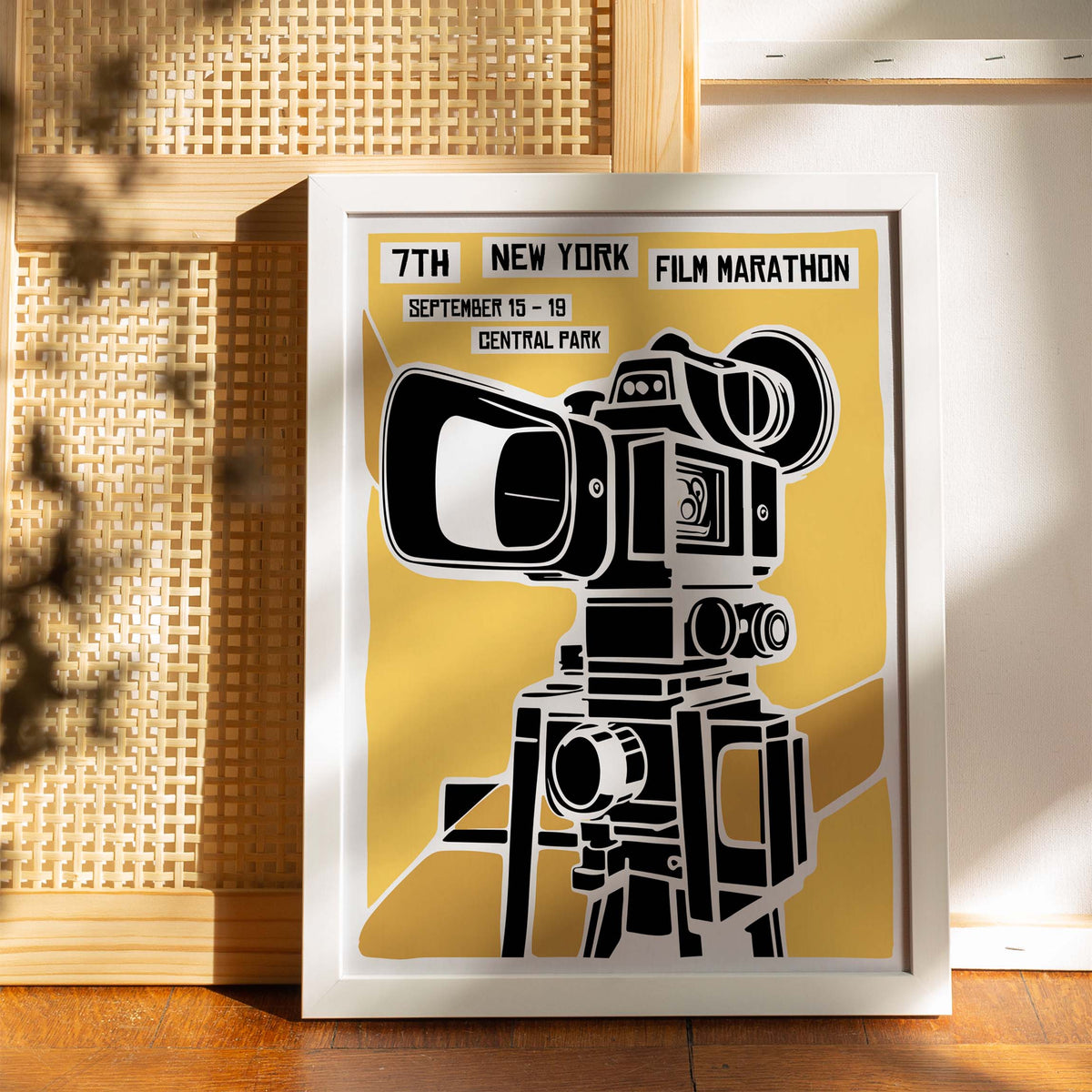 New York Film Marathon Poster Print