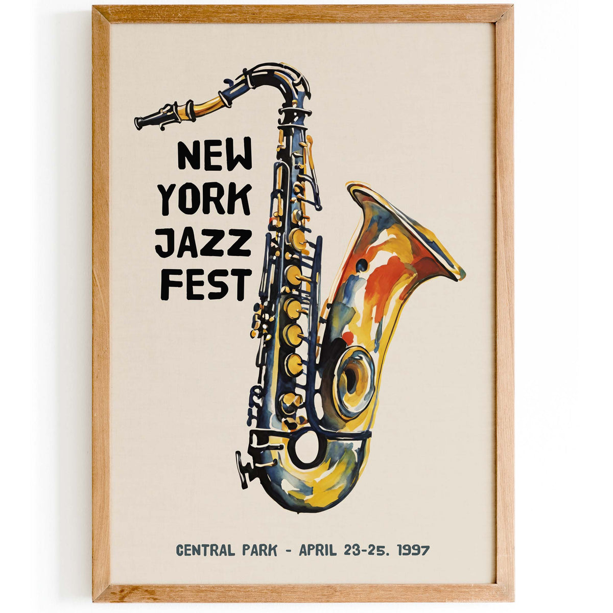 New York Jazz Festival Poster Print