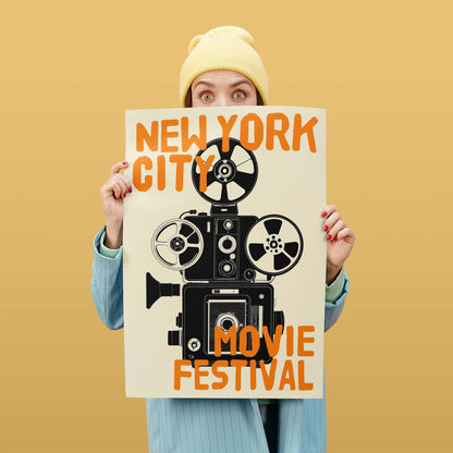 New York Movie Festival Poster Print