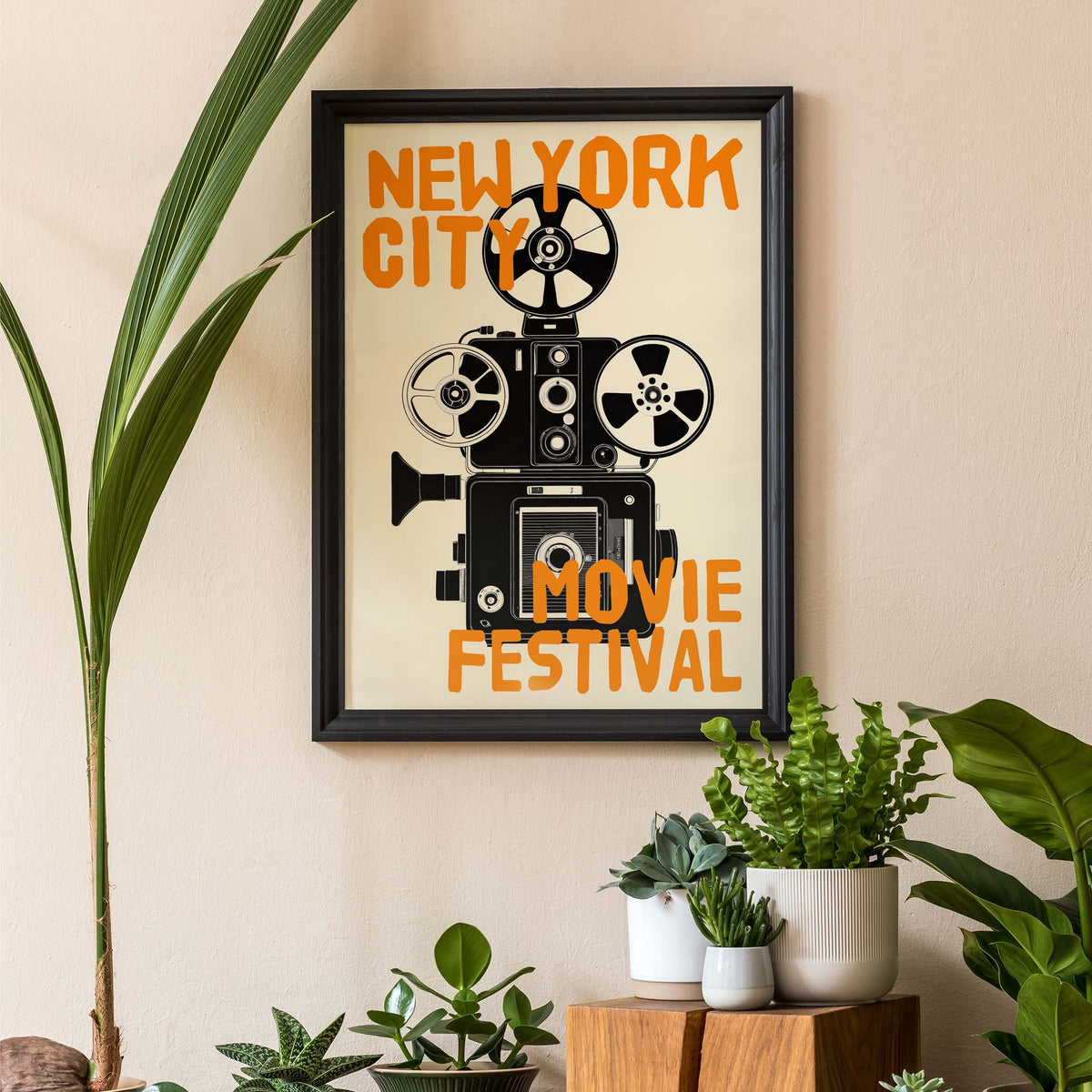 New York Movie Festival Poster Print