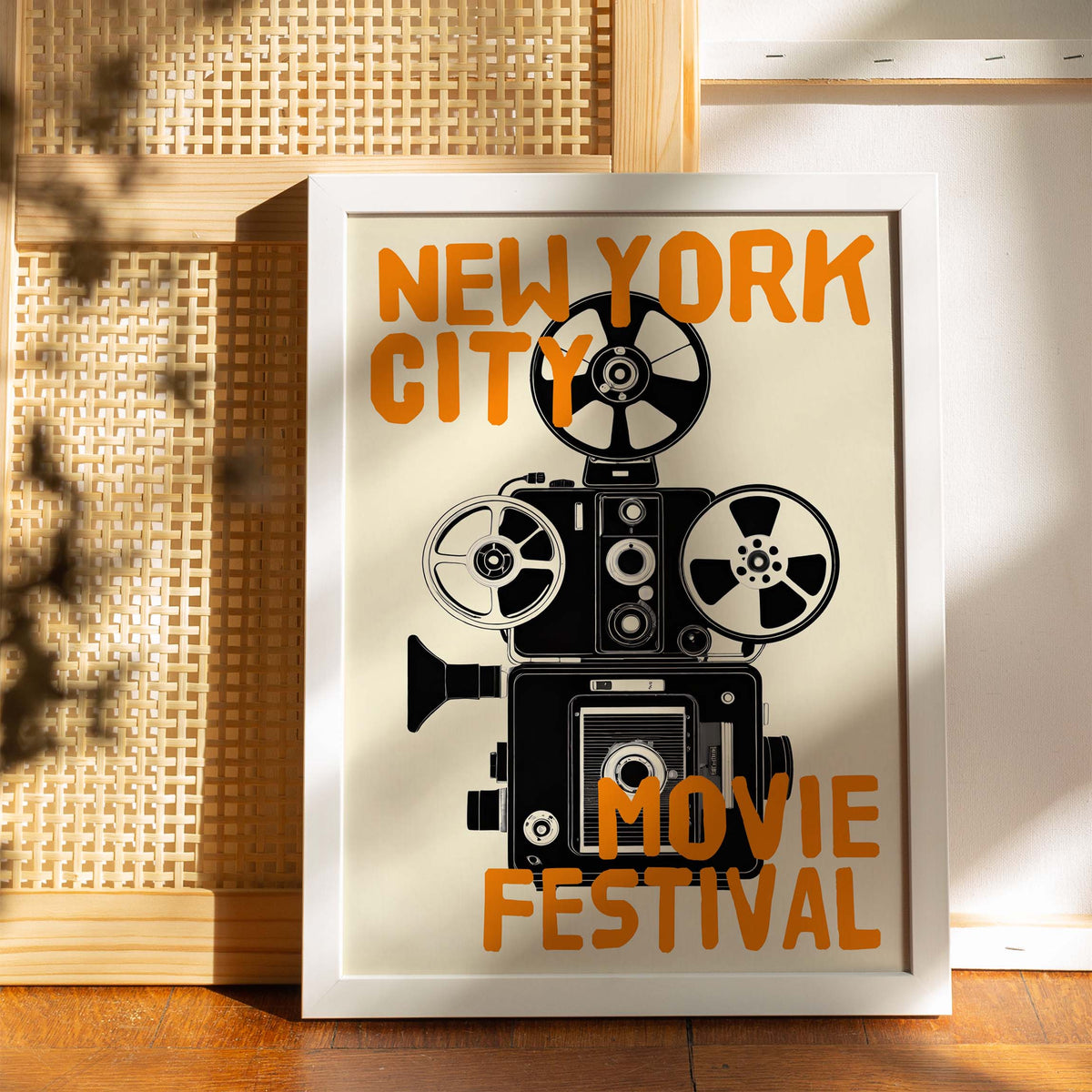 New York Movie Festival Poster Print