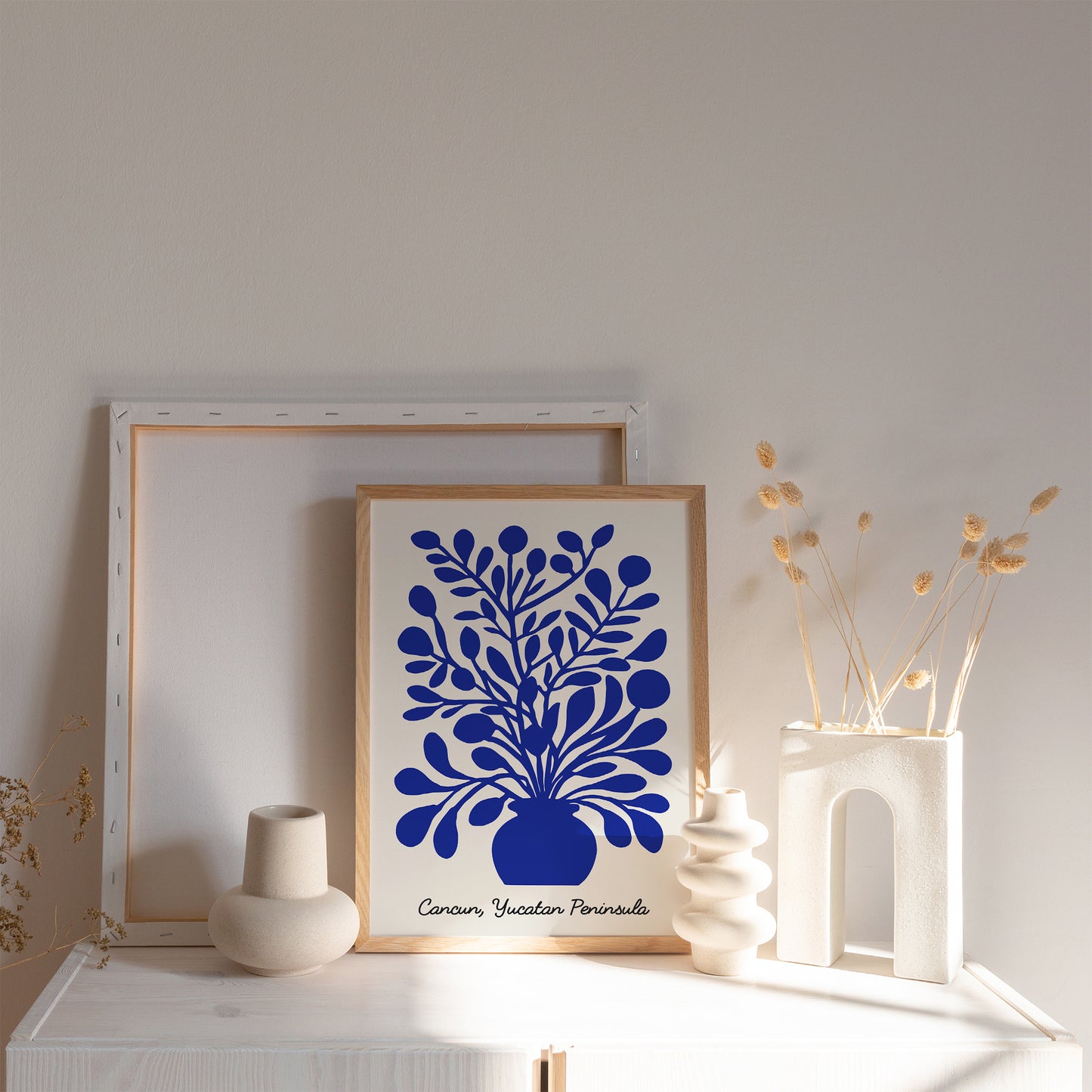 Cancun Blue Nature Art Print