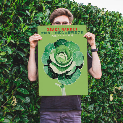Osaka Market Cabbage Print