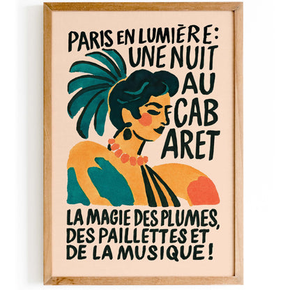 Paris Cabaret Art Poster