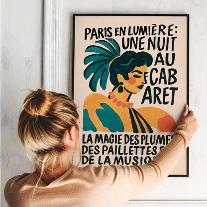 Paris Cabaret Art Poster
