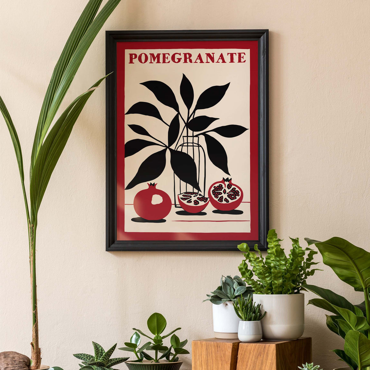 Pomegranate Botanical Poster