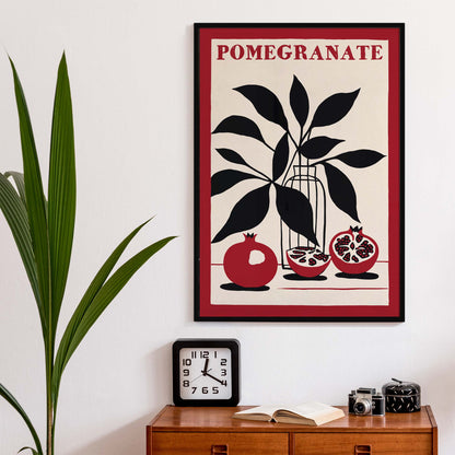 Pomegranate Botanical Poster