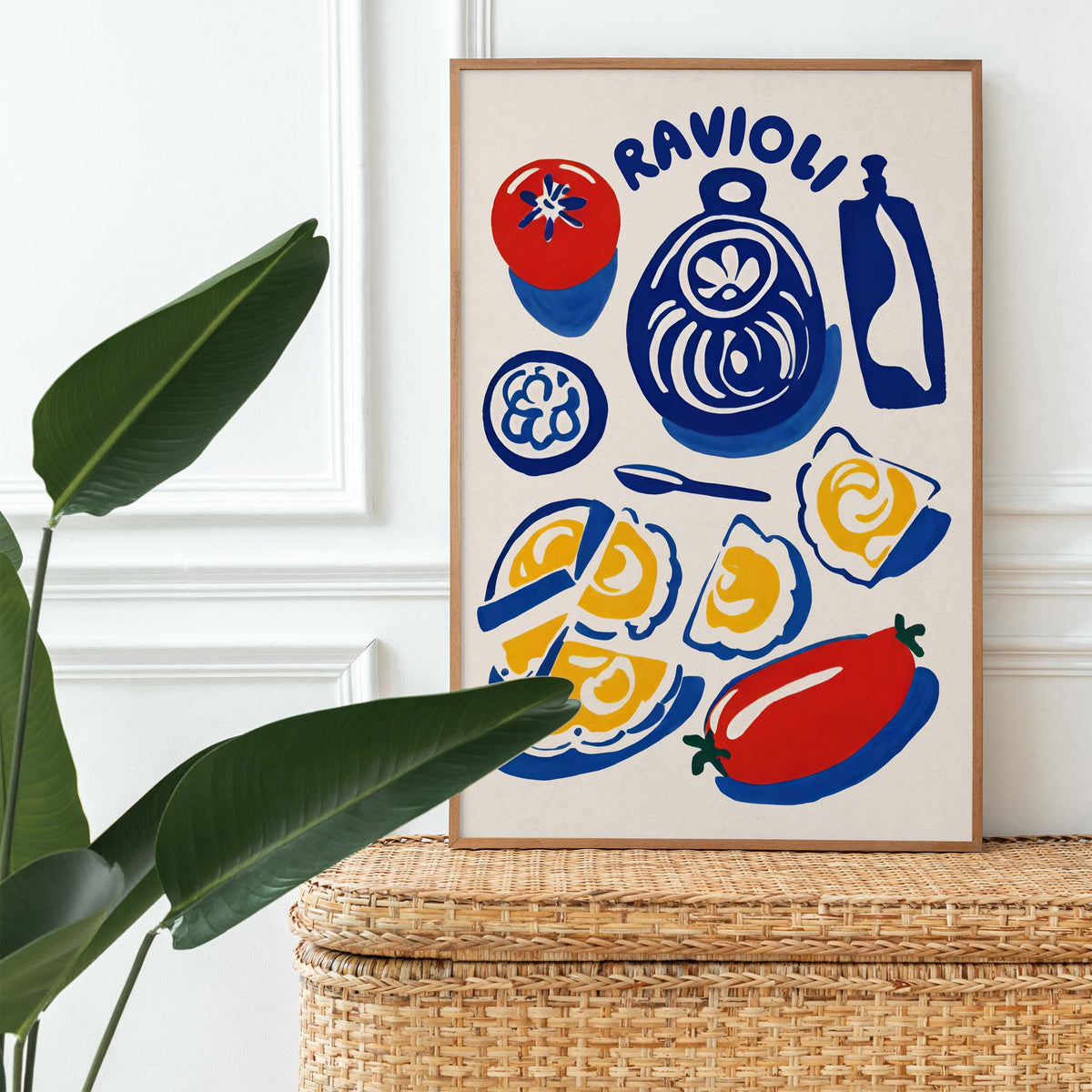 Ravioli Italian Food Poster Print