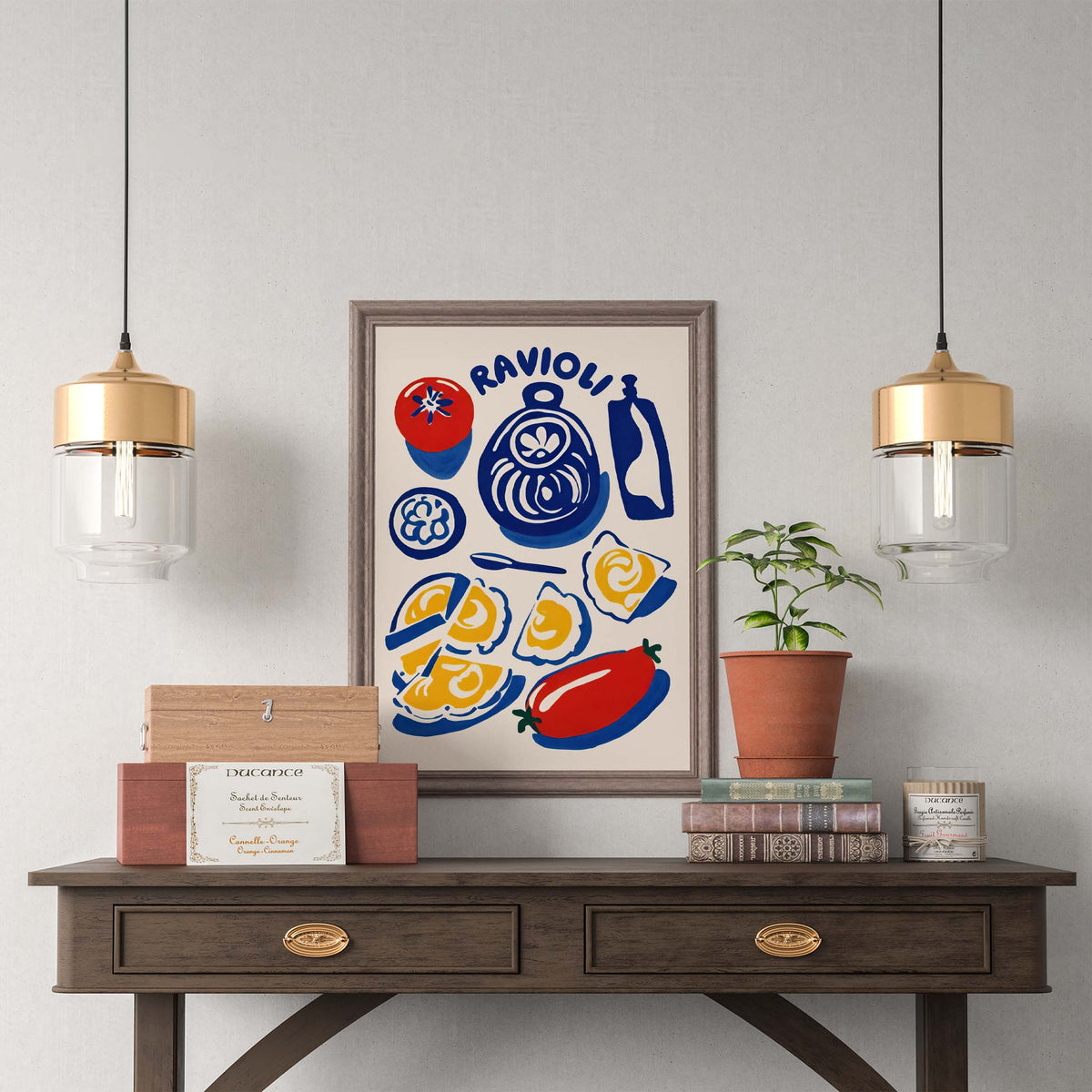 Ravioli Italian Food Poster Print