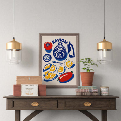 Ravioli Italian Food Poster Print