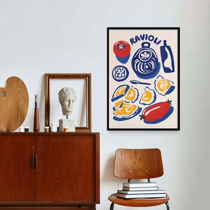 Ravioli Italian Food Poster Print