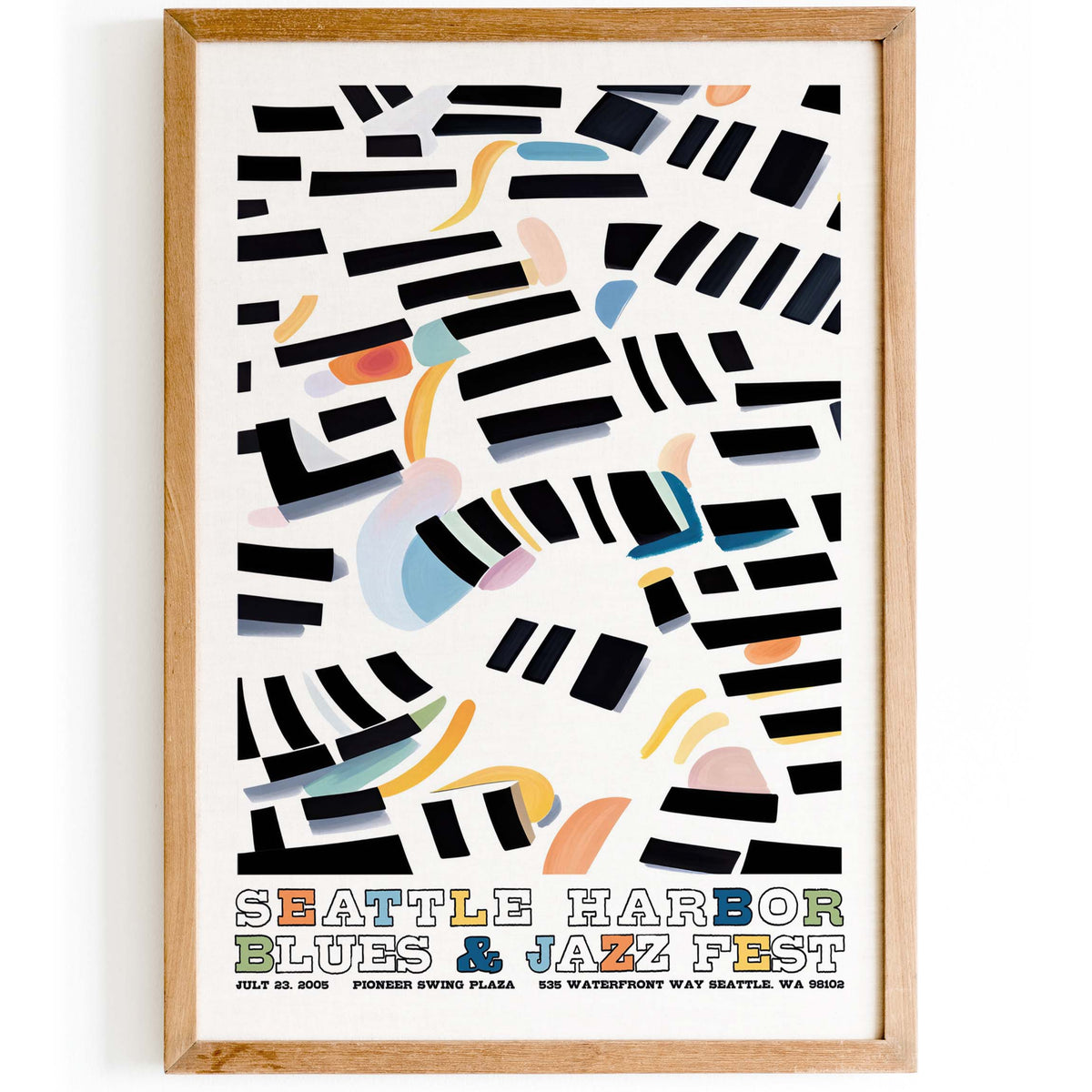Seattle Harbor Jazz Festival Poster
