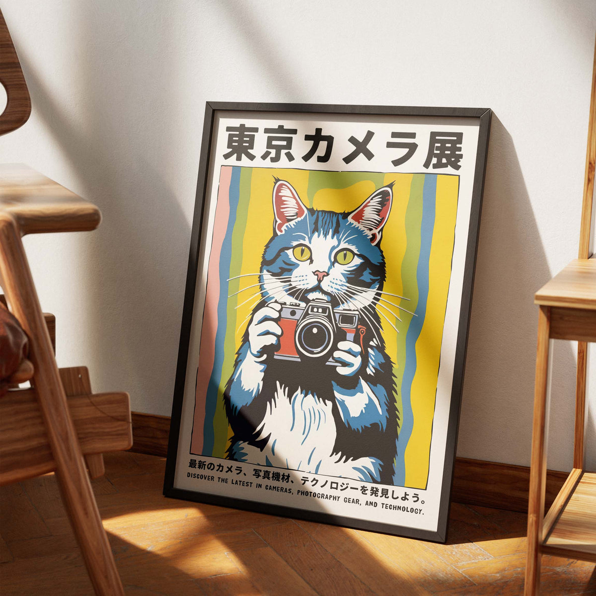 Tokyo Camera Cat Poster