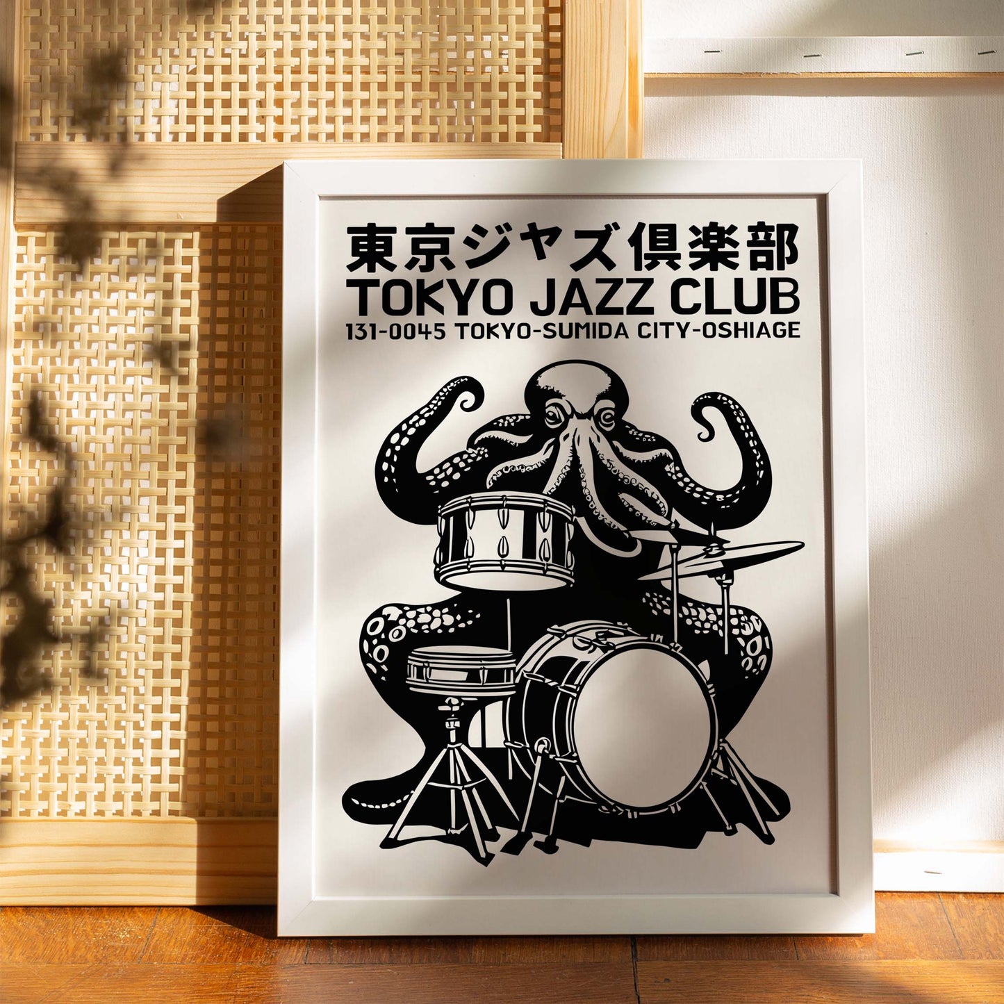 Tokyo Jazz Club Octopus Print