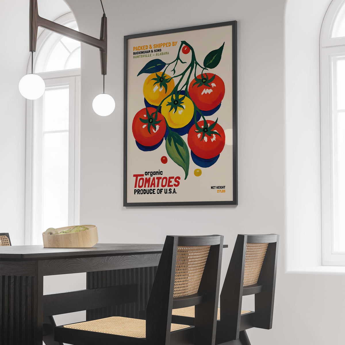 Vintage Tomato Botanical Poster Print