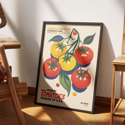 Vintage Tomato Botanical Poster Print