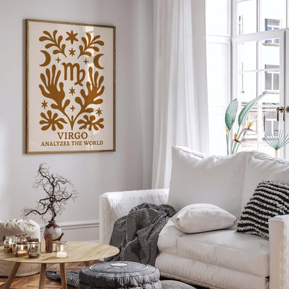 Virgo Astrology Zodiac Wall Art