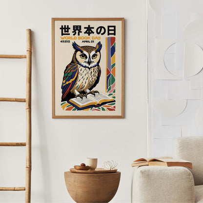 World Book Day Owl Poster