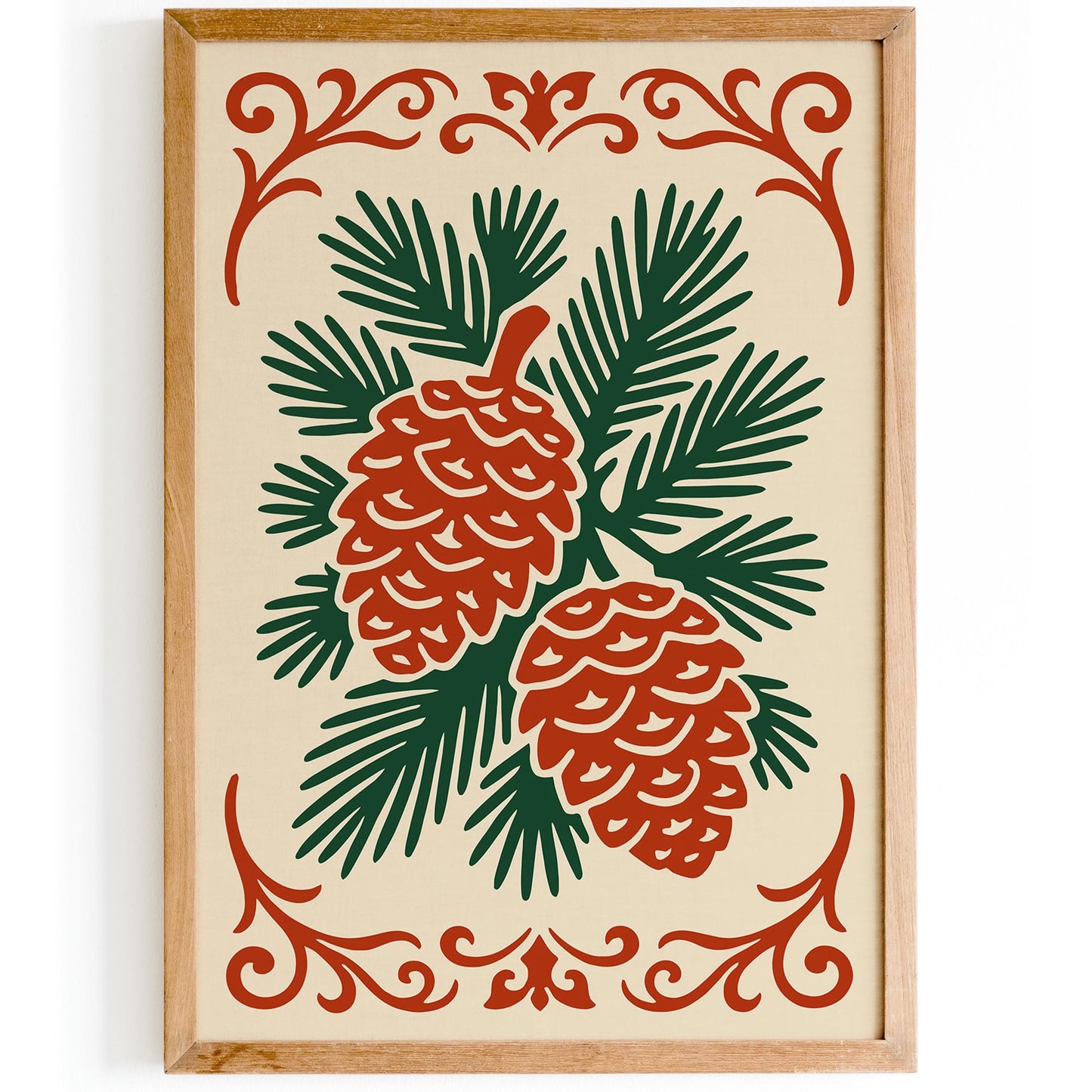 Cone Nature Art Print