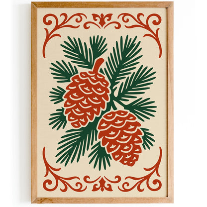 Cone Nature Art Print