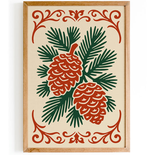 Cone Nature Art Print