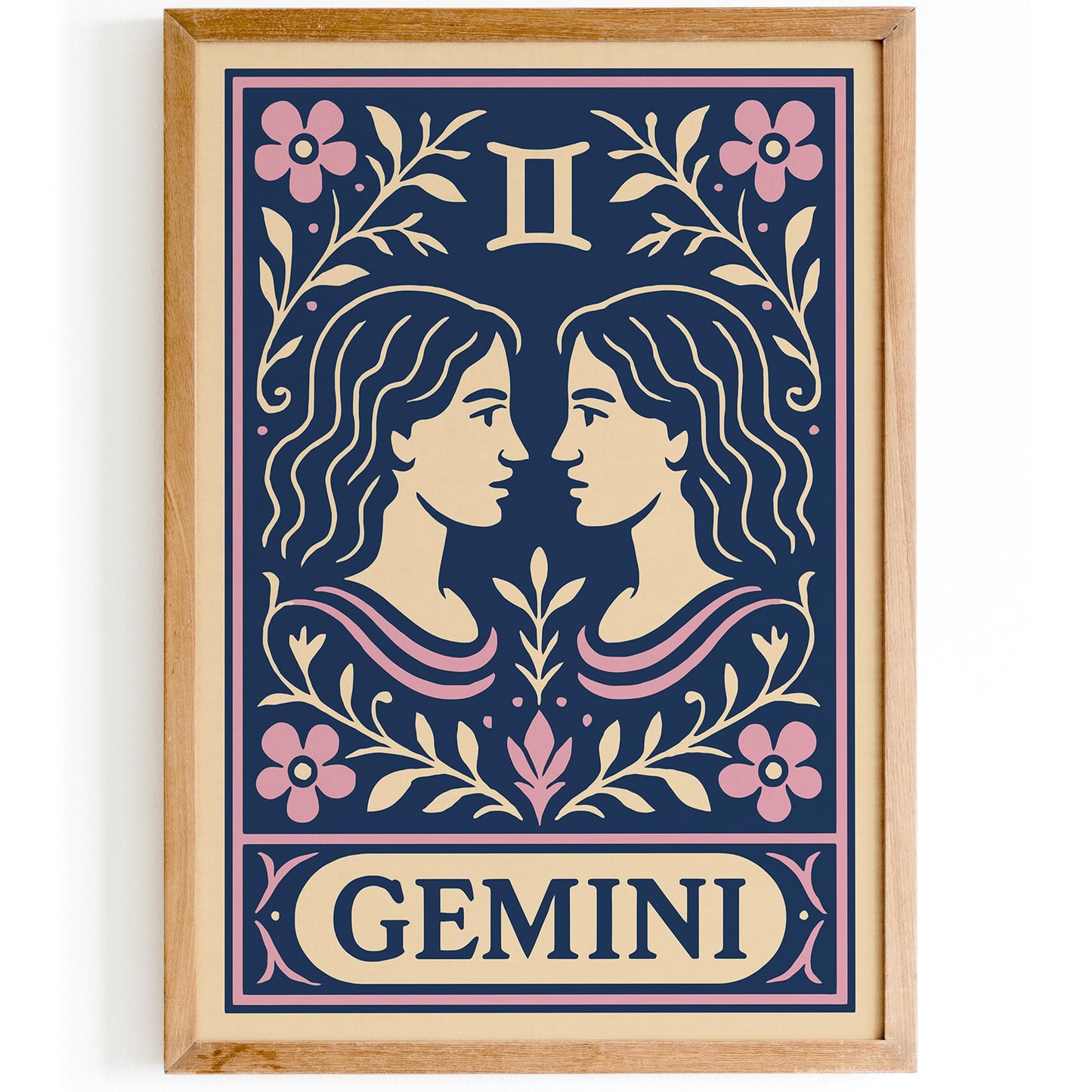 Gemini Zodiac Sign - Astrology Wall Art Print