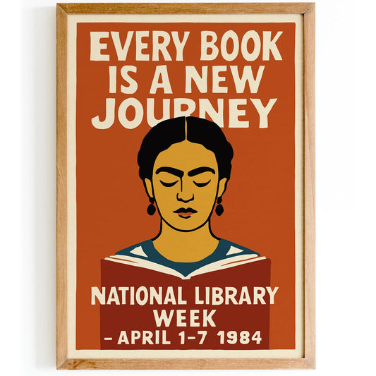 Every Book Is a New Journey Poster