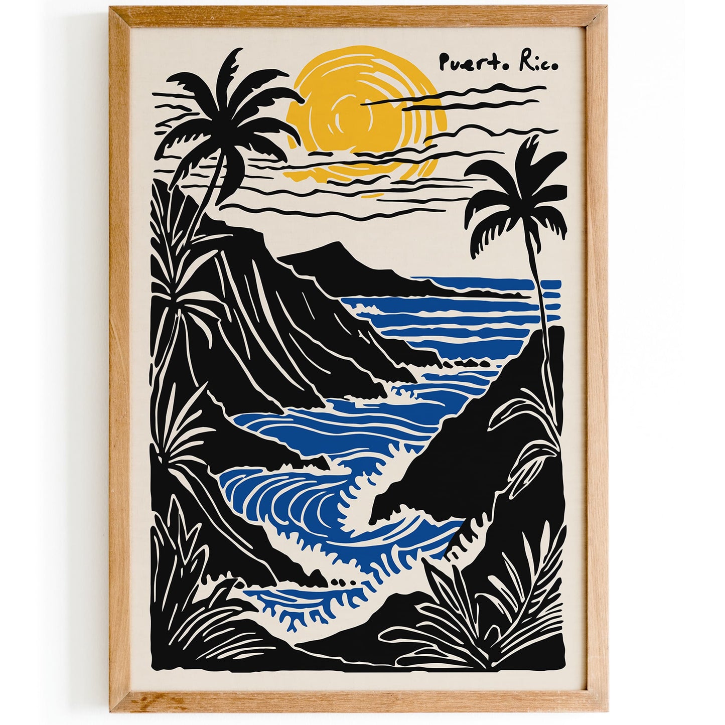 Puerto Rico Travel Poster