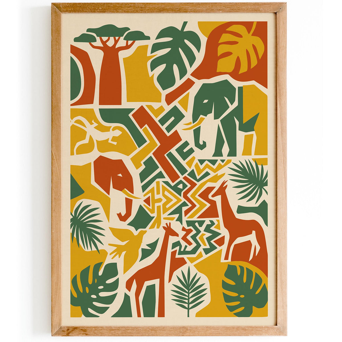 Safari Animals Poster