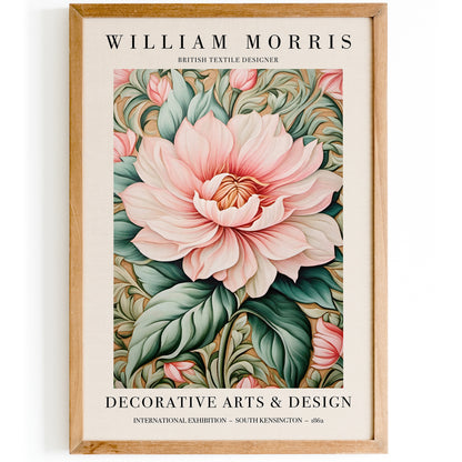 William Morris Floral Exhibition Poster