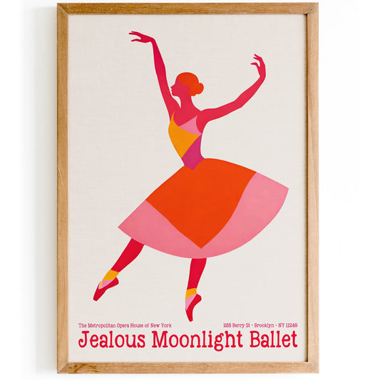 Jealous Moonlight Ballet NYC Poster