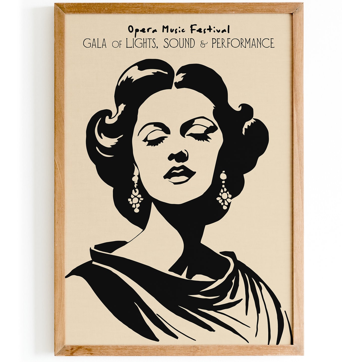 Opera Music Festival Art Print