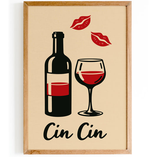 Cin Cin Wine Poster