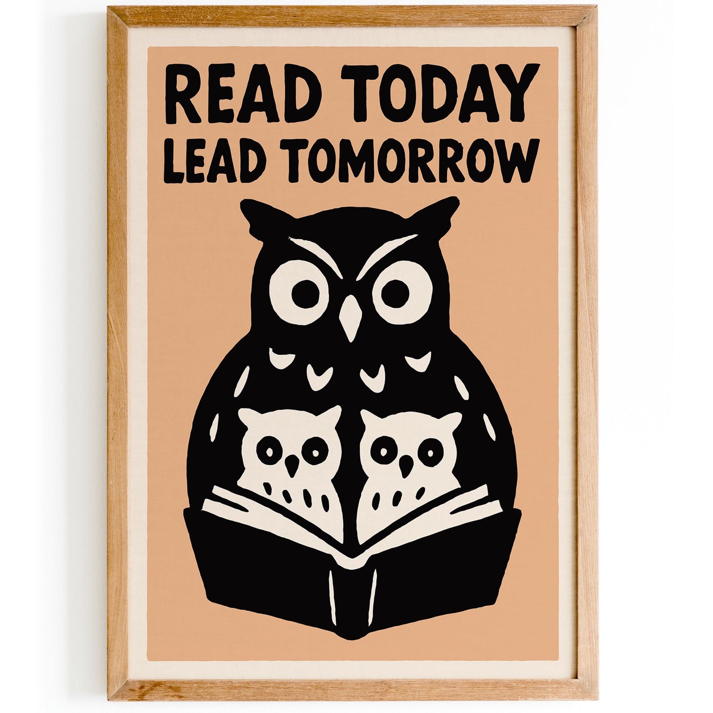 Reading Owl Wall Art