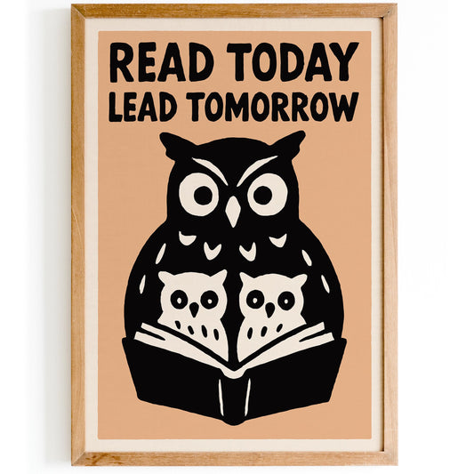 Reading Owl Wall Art