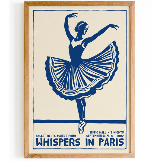 Paris Ballet Poster Print