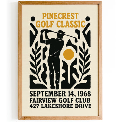 Pinecrest Golf Classic Poster