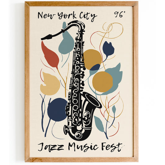 New York City Jazz Music Festival Print