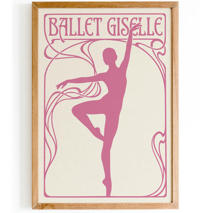 Vintage Giselle Ballet Poster