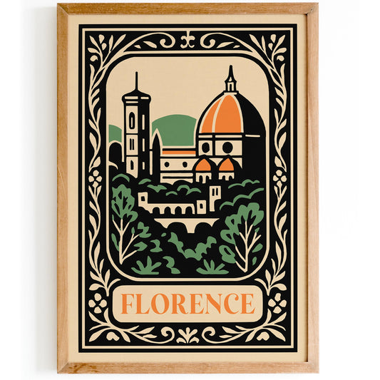 Florence Italy Cityscape Poster