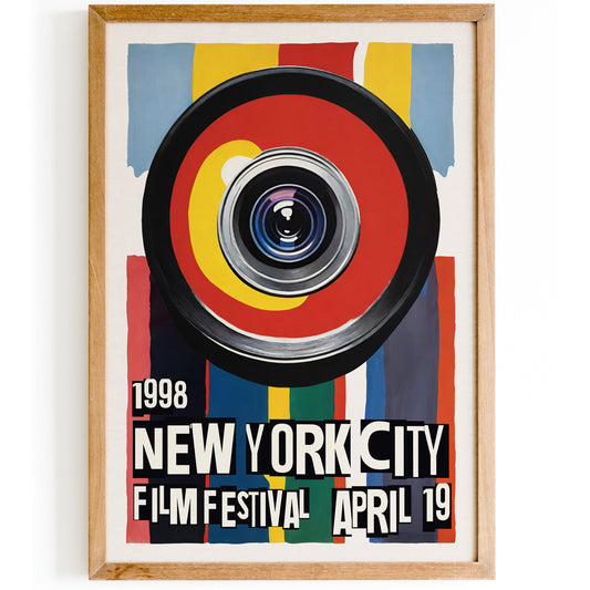 NYC 1998 Film Festival Poster