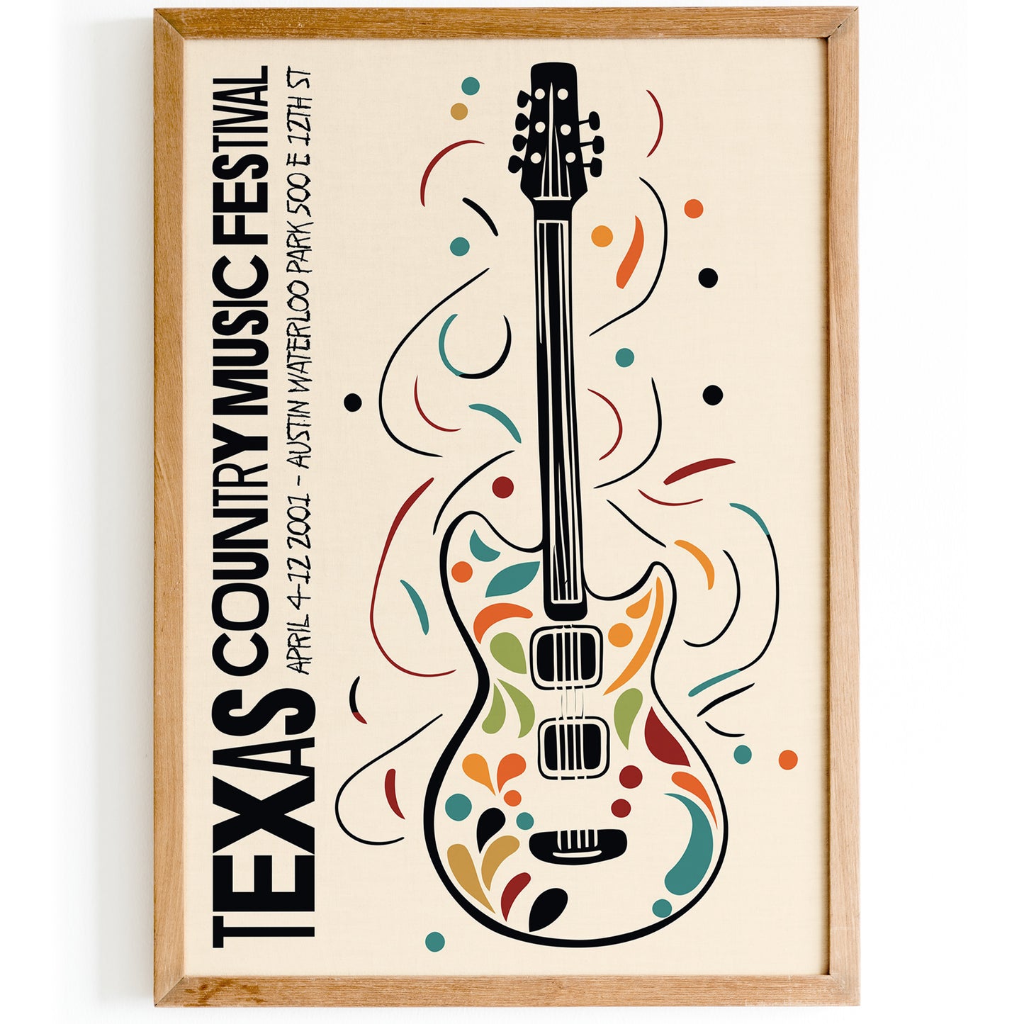 Texas Country Music Festival Poster