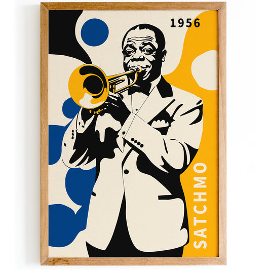 Satchmo, Armstrong Jazz Music Wall Art