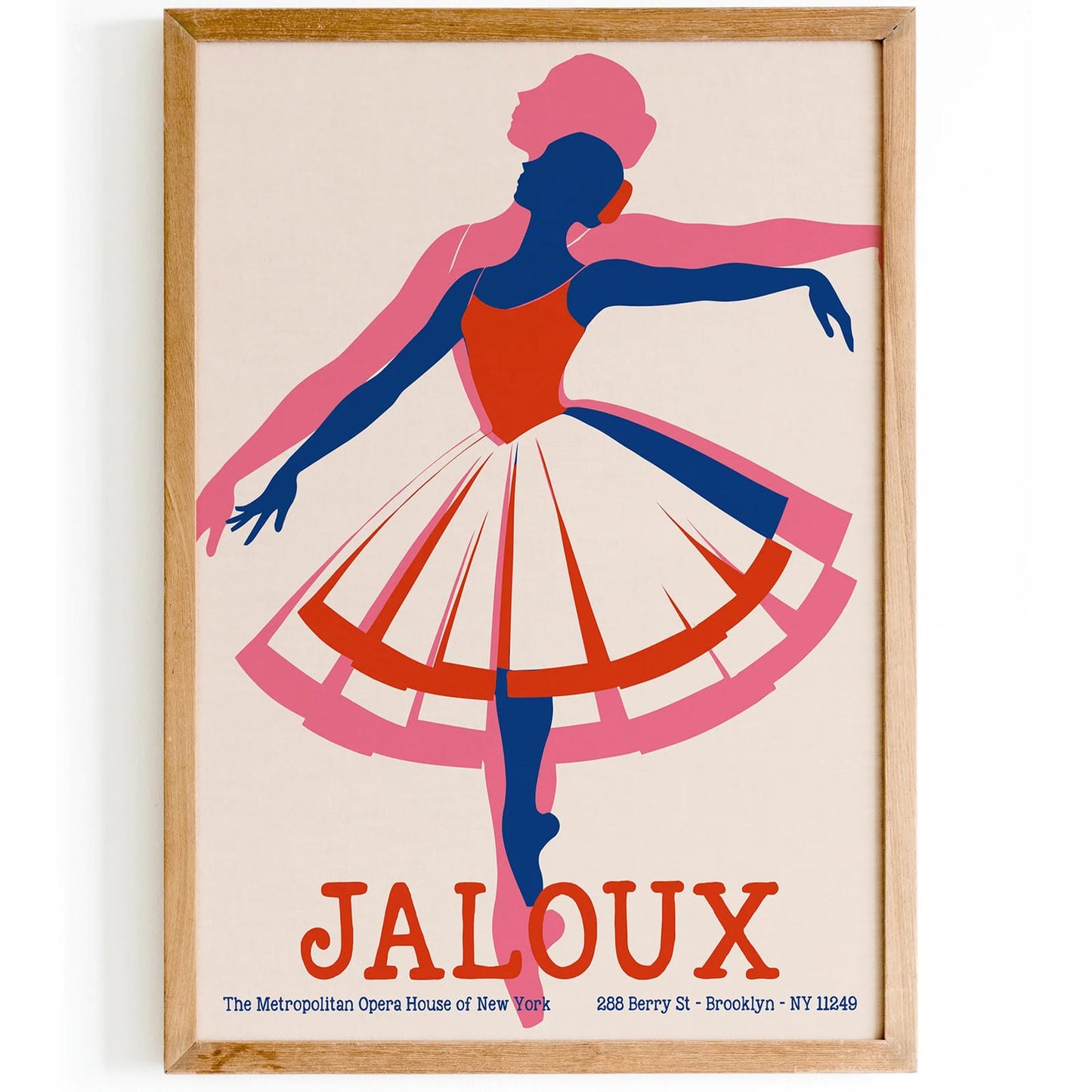 Jaloux NYC Ballet Poster Print